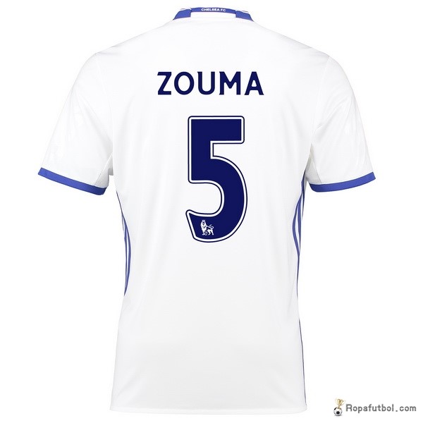 Camiseta Chelsea Replica Tercera Ropa Zouma 2016/17 Blanco